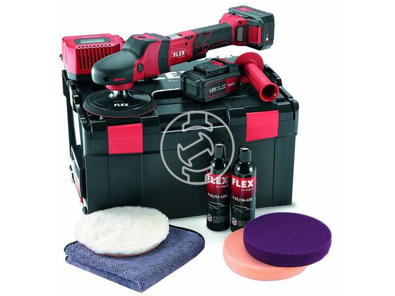 Set masina de lustruit cu acumulator FLEX PE 150 18.0-EC/5.0 P