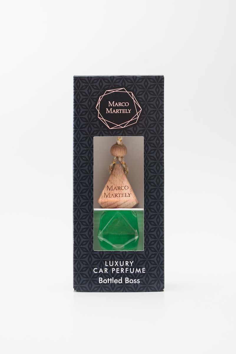 MARCO MARTELY Bottled Boss - parfum de odorizant auto pentru bărbați