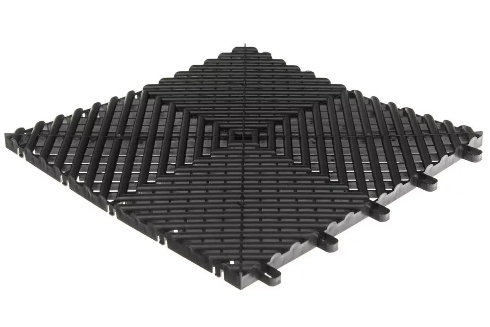SpeedFloor PP40M Pardoseală Polipropilenă Negru33x33x1,6cm - imagine 2