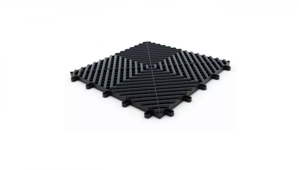 SpeedFloor PP40M Pardoseală Polipropilenă Negru33x33x1,6cm