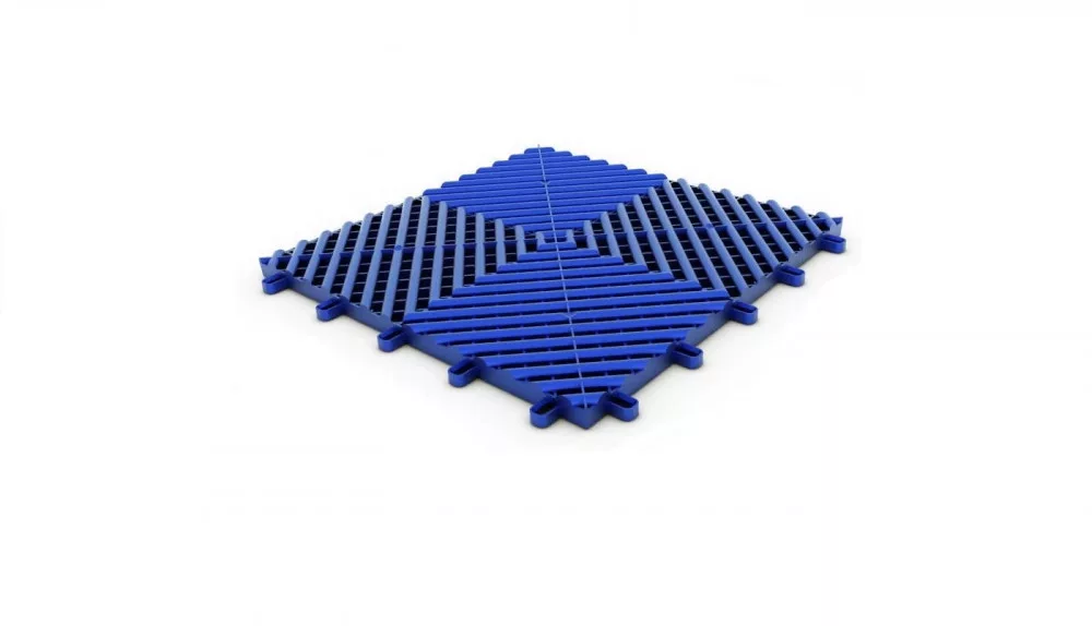 SpeedFloor PP40M Pardoseală Polipropilenă Albastru33x33x1,6cm 1 m2 = 9 gresie