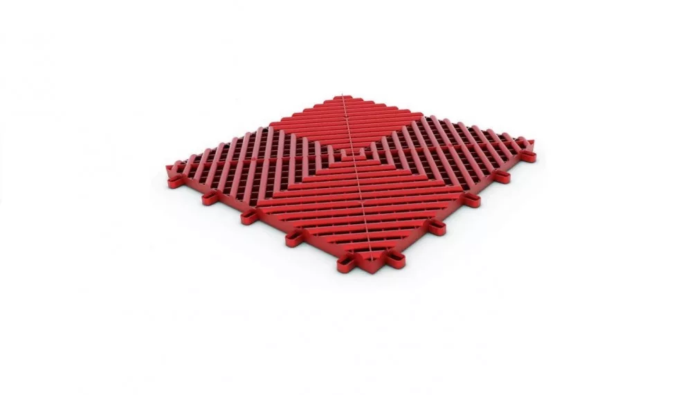 SPEEDFLOOR PP40M PARDOSEALĂ POLIPROPILENĂ ROȘU 33X33X1,6CM