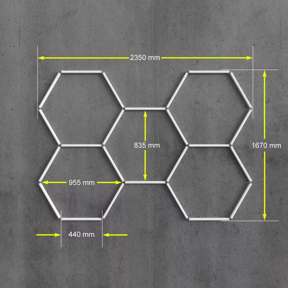 ILUMINAT UNICARAT HEXA - 5 PĂRȚI - imagine 2