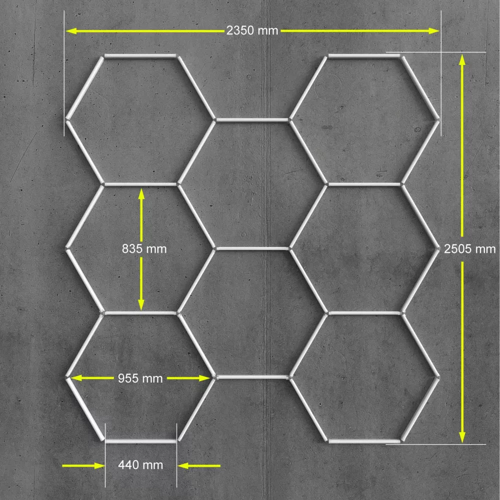 ILUMINAT UNICARAT HEXA - 8 PĂRȚI - imagine 2