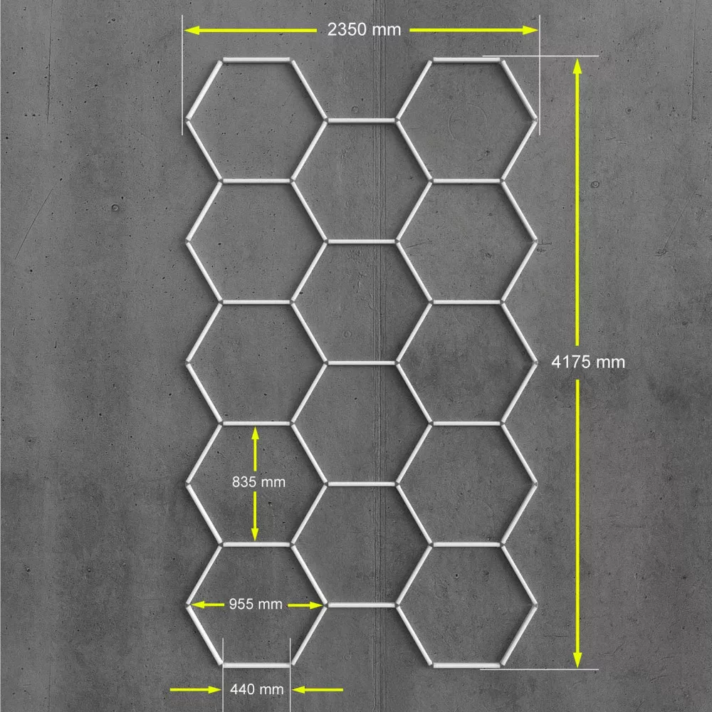 ILUMINAT UNICARAT HEXA - 14 PĂRȚI - imagine 2