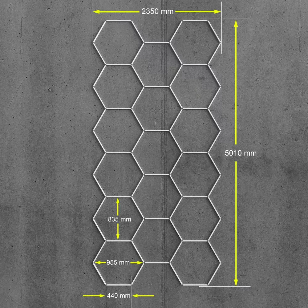 ILUMINAT UNICARAT HEXA - 17 PĂRȚI - imagine 2